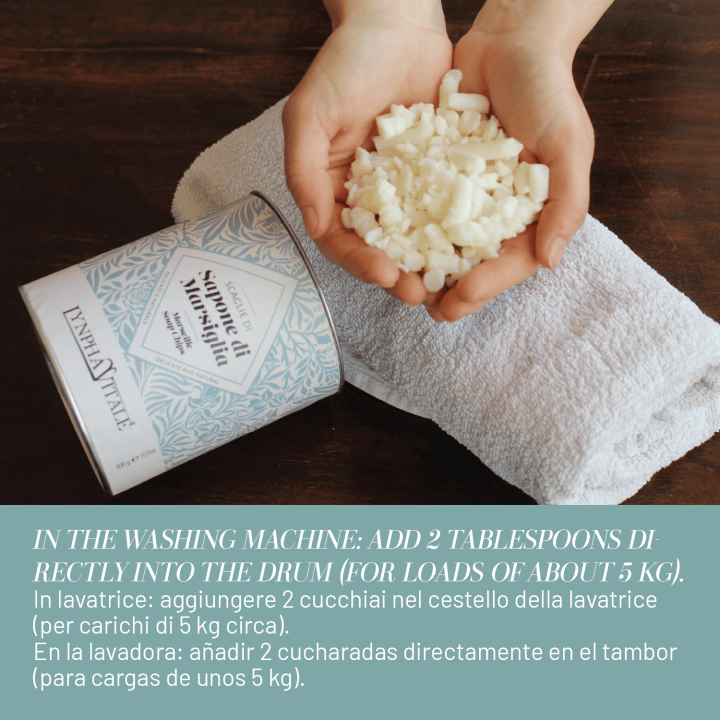Sapone di Marsiglia in Scaglie per la Persona e per il Bucato